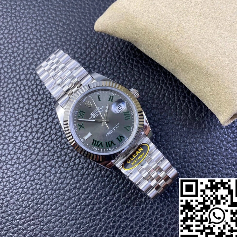 Dial Clean Rolex M126334-0022 Factory Grey Datejust 0520